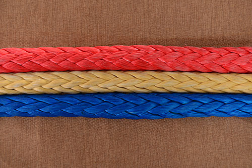 Uhmwpe mooring rope of 8-strand and -12-strand